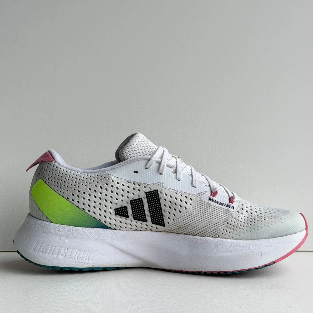 adidas Adizero SL Running Shoes Womens 8.5 White Lucid Pink Lightstrike Pro